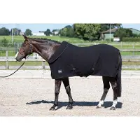 Harry's Horse Zweetdeken Met Oprolbare Nek Zwart - 135/185