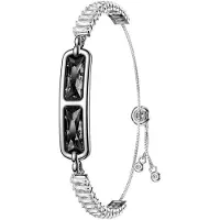 INF Elegante Smart Bracelet Fitness Tracker met Hartslag- en Slaapmonitoring - Zwarte Diamant & Witte Diamant