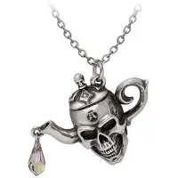 Alchemy - Poison Brew Teapot Ketting - Zilverkleurig