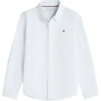 Tommy Hilfiger Overhemd 'Essentials' pastelblauw / wit