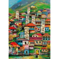 Magnolia puzzel Beautiful Village - 1000 stukjes legpuzzel.