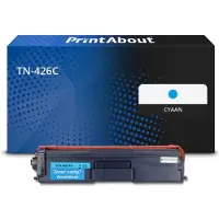 PrintAbout Huismerk vervangt Brother TN-426C Toner Cyaan Extra hoge capaciteit