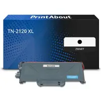 PrintAbout Huismerk vervangt Brother TN-2120 XL Toner Zwart Extra hoge capaciteit