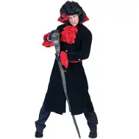 Vegaoo Verkleedkostuum graaf vampier voor heren Halloween pak - Verkleedkleding - Large
