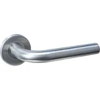 Intersteel Deurklink Q 02 Op Rond Rozet Rvs