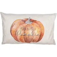 Clayre & Eef Sierkussen Overig Beige Synthetisch Pompoen Herfst decoratie