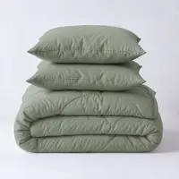 Sleeptime Lazy Lazy Dekbed Zonder Overtrek - Groen 140 x 200 cm
