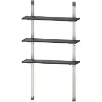 Keter Wandplankenset 97cm - 114x39,5x7,5cm - Zwart
