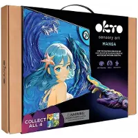Okto Sensory Art 3D - Manga - Water - Luchtdrogende klei - 29x29cm - 10+