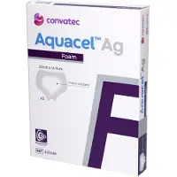 Aquacel AG Schuimverband Klevend 20x16.5cm 5 St Verband(en)