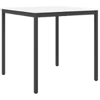 vidaXL - Bartafel - Wit - 110 - x - 110 - x - 105 - cm - Massief - grenenhout