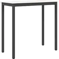 vidaXL Bartafel Wit 110 x 55 x 105 cm Massief grenenhout