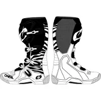 O'Neal 3SRS Zebra Motocrosslaarzen Maat