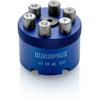 Knipex 97 59 65 TE2 Contactschacht Gedraaide contacten 0.14 tot 6 mm²