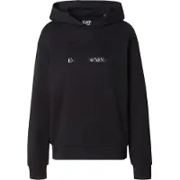 EA7 Dames Fancy Strass sweatshirt zwart (M), Casual, Sportief, Katoen 7W000537_AF15831