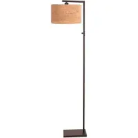 Steinhauer Vloerlamp Stang met kurk kap