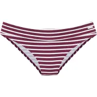 Venice beach Bikinibroek bordeaux / wit