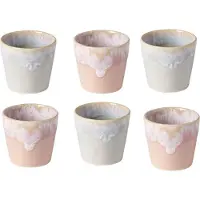 Costa Nova Grespresso espresso kopjes set van 6 in de kleur Elegance - 6 cm - 0,9 L