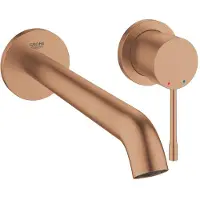 GROHE Essence New Wastafelkraan Inbouw - uitloop 23cm - L-size - inclusief inbouwdeel - brushed warm sunset SW97516/SW28941