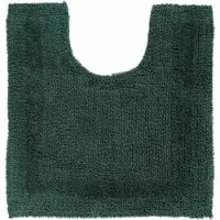 Homescapes toiletmat bosgroen 50x55 cm gemaakt van 100% katoen