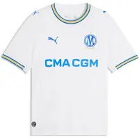 Puma Functioneel shirt 'OM Home' azuur / citroengeel / wit