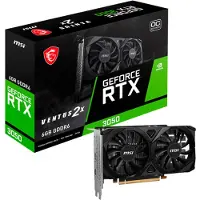 MSI GeForce RTX 3050 VENTUS 2X E 6G OC - Grafische kaart - GF RTX 3050 - 6 GB GDDR6 - PCIe 4.0 x16 - 2 x HDMI, DisplayPort