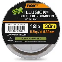 FOX Illusion Soft Fluorocarbon - Natural Green (30m) - Maat : 12lb - 5.5kg - 0.30mm