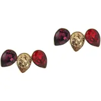 Otazu Classic Triple Leaf Earrings Amethyst Size: OS | Earrings Outlet | Dames |