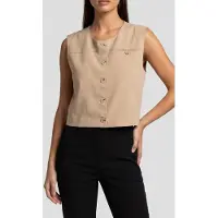 Alchemist Vest Masey Sand Maat: 44 | Gilets Outlet | Dames | Bruin