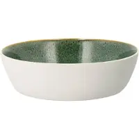 Bitz soepkom Ø 18 cm Wit-groen