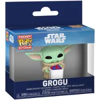 Funko POP! Pop! Keychain Grogu with Popcorn