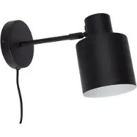 Hubsch Wandlamp zwart metaal