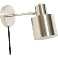 Hubsch Wandlampe , Metallic, Woonkamer, Metaal