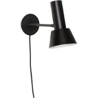 Hubsch Tap Wandlamp Zwart