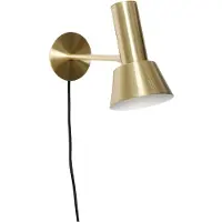 Hubsch Wandlampe , Goud / Messing, Woonkamer, Metaal