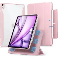 ESR Rebound Hybrid 360 Hoes Geschikt voor Apple iPad Air 13 (2024/2025/2026) Book Case Roze