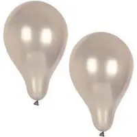 Papstar Ballonnen 10 stuks zilver
