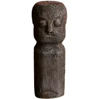 Pole to Pole Keramisch Sumba Standbeeld M Zwart