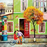 Magnolia puzzel Autumn Kiss - legpuzzel 1023 stukjes multicolor.