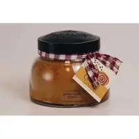 Cheerful Candle - Geurkaars Appel Cider Donut - 125 branduren - glazen pot met metalen deksel