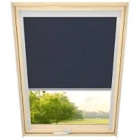 Time4blinds - Dakraam Rolgordijn - Breedte 775mm, Hoogte 1362mm - Compatibel met Velux, Compatibel met Fakro - Verduisterend Rolgordijn, Thermisch Rolgordijn, Zonwering voor Dakramen - Bosbessen