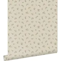 ESTAhome behang vintage bloemetjes vergrijsd groen - 50 x 900 cm - 132218