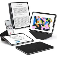 MOFT Hoes Geschikt voor iPad 11 (2025) A16 / 10.9 (2022) - Dynamic Folio Book Case - Magnetische Beschermhoes met Standaard - 20+ Kijkhoeken - MOVAS Vegan Leer - Sleep/Wake - Zwart