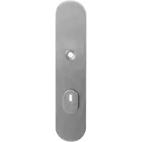 GPF bouwbeslag GPF massief buitenschild SKG*** 248x52x11mm afgerond PC92