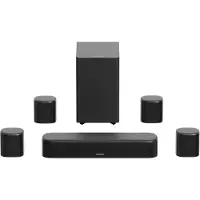 Ultimea 7.1 Soundbar met Dolby Atmos, Inclusief 5,25" Subwoofer en 4 Surround Speakers, Home Cinema Systeem voor TV, HDMI eARC, Aura S5T