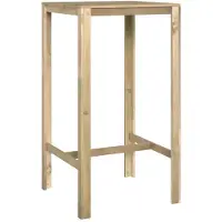 vidaXL Bartafel 60x60x110 cm geïmpregneerd grenenhout