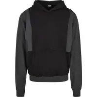 Urban Classics Sweatshirt donkergrijs / zwart