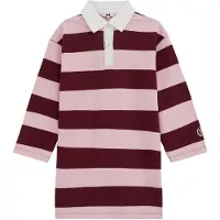 We fashion Jurk donkerlila / pink / wit