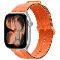 Strap-it Sportief siliconen bandje geschikt voor Apple Watch 1/2/3/4/5/6/7/8/9/10/11/SE/SE2/SE3 - Maat: 38/40/41/42mm Oranje