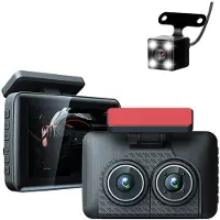 Wella 4Inch IPS HD 1080P Auto DVR Recorder Dash Cam IR Nachtzicht Groothoek Parkeermonitor Camera voor Binnen Achteruitrijcamera